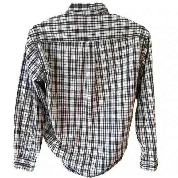 Men's Eddie Bauer Long Sleeve 100% Cotton Size Large L Tall Ultra Long Flannel - Picture 10 of 10